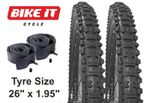 MOUNTAIN BIKE TYRE 26" x 1.95 - BICYCLE TYRES INNER TUBES, PAIRS & BUNDLED DEALS