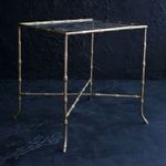 A faux bamboo coffee table by Maison Bagues