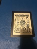 Mike Giant Lowrider Tattoo Flash Image W/frame Included 7”x 6”