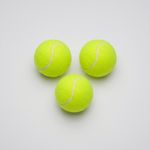 Pack Tennis Balls Elastic Training Balls for Practice Sports Play Match 3