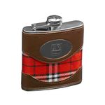 GOLFERS HIP FLASK / TARTAN HIP FLASK / WHISKY FLASK / PERFECT GOLFERS GIFT