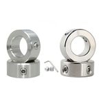 A2 Stainless Steel Shaft Collars Lock Collar With Wrench+Set Screw for CNC Parts