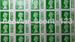 100 x 2nd Class Stamps Unfranked Barcoded Genuine With Original Gum