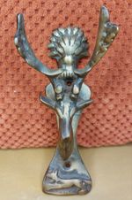 Vintage Metal Stag Head Door Knocker, Solid Door Knocker.