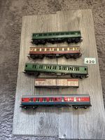 5 X Oo Gauge Coaches Spares Or Repairs Poor Hornby Ect