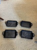 Genuine Lodge Mini Cast Iron Rectangle Serving Dishes Set of 4