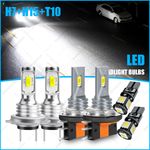 For VW Crafter Headlight LED DRL 2017-On Xenon White High Low Side Light Bulbs