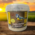 Peanut Granuals Kibbled Peanuts for wild Birds - 5 Litre Tub with FREE 500ml Bag