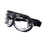 Repro British Military Flying Goggles WW2 RAF Pilot Chrome Biker Goggle Aviator 