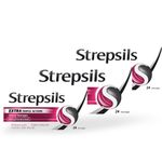 3 x 24 Strepsils Extra Triple Action - CHERRY Flavour - 72 Lozenges
