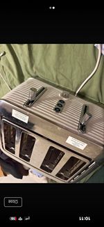 Russell Hobbs 4 Slice Toaster White/Silver 1800W Defrost Cancel 6 Settings