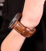 Premium Genuine Calfskin Leather Watch Strap 20mm 22mm 24mm Replacement Band