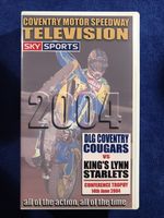 COVENTRY COUGARS v KINGS LYNN STARLETS - 14/06/2004 - SPEEDWAY VHS - VIDEO *