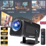 Portable 5G 4K Projector Smart HD LED WiFi Mini Bluetooth Office Home Theater