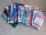JOB LOT OF 50 FOOTBALL PROGRAMMES SPECIALS FINALS SEMIS INTERNATIONALS EUROPEAN