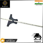 Engineer's Depth Gauge cum Ruler Metric & Imperial 6"/ 150 mm