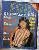FAN Magazine #5: David Cassidy, Slade, New Seekers - incomplete, poor condition
