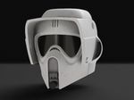 Scout Trooper Helmet Inspired by Star Wars ROTJ 3D Print Cosplay Fan Prop DIY