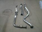 LAND ROVER Discovery TD5 Exhaust FULL SYSTEM with Silencer DELETE PIPES NOISY !!