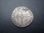 1592 Elizabeth I Hammered Silver Sixpence MM Hand