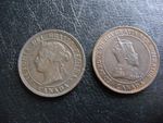 W773 Canada Cent x 2: 1859 & 1902 