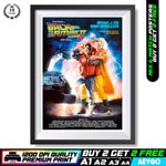 BACK TO THE FUTURE Movie Cinema Classic Film Wall Art Size Picture Poster Print