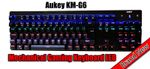 Mechanical Keyboard LED Illuminated  Blue Switches Aukey KM-G6 UK Layout 105 key