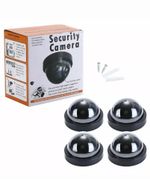 DUMMY CCTV CAMERA SECURITY DOME SURVEILLANCE CAM FAKE IR LED FLASHING LIGHT