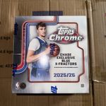 Topps Chrome Basketball 2025/26 Mega Box Chase Exclusive Blue X-Fractors (7Pack)