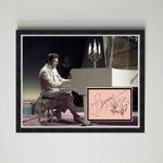 Liberace - American Pianist & Singer Authentic Autograph Framed Display