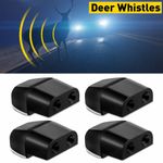 Ultrasonic Deer Animal Warning Whistle for Car Van Truck Road Safe Driving 4PCS