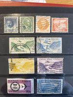 Canal Zone, 1906-1965 Mixed Selection Of 10 Stamps Used.
