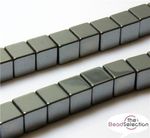 PREMIUM AAA QUALITY CUBE HEMATITE BEADS choose 8 mm 6mm 4mm
