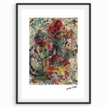 Jackson Pollock Signed - Drip painting - LTD Edition- Abstraction - Certificate
