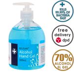 Hand Pump Sanitiser 250ml / 500ml Gel 70% ALCOHOL Dispenser Moisturising Gel
