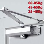 25~85KG Door Closer Opener Heavy Duty Fire Rated Overhead Adjustable Soft Close