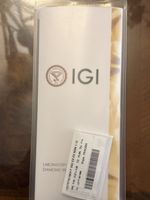 IGI Certified Lab Grown Princess Diamond 1.10ct F VS2 Ex 5.60x5.57mm