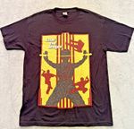 Bruce Lee Enter the Dragon T-Shirt Fruit of the Loom M Black Graphic Martial Art