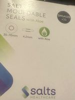 Salts mouldable Seals 35-70mm 3mm thick 1 box (30 seals or 2 boxes (60 seals)