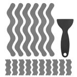 36 PCS Anti Slip Shower Stickers Gray S Bathtub Non-Slip Stickers