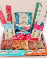 *NEW* Treat Hamper Birthday Gotcha Day Present With Bow Tie Letterbox Friendly 