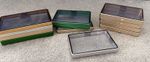 Graded Card + Card Mag Protector Bundle Lot - 12x Gold Silver Green - PSA 