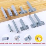 Magnetic Push to Open Cabinet Cupboard Door Heavy Duty Latch ABS/Aluminium Alloy