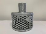 Suction Hose Strainer, Tin Can x Hose Tail  Hot-Dip Galvanised  WILL NOT RUST