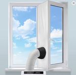 3M Airlock Portable AC Window Seal Kit For Mobile Air Conditioner Silver Grey