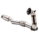 2.5" STAINLESS STEEL EXHAUST FRONT PIPE VAUXHALL OPEL ASTRA ZAFIRA VXR GSi SRi