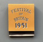 1951 FESTIVAL of BRITAIN MATCH BOOK, COMPLETE, MATCHES UNUSED