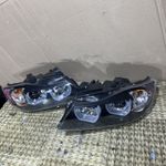 LED DRL 3D ANGEL EYE PROJECTOR HEADLIGHTS FOR BMW 3 SERIES E90 E91 HALOGEN