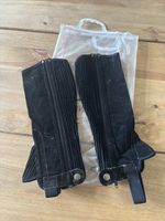 Child’s Medium Black Suede Half Chaps