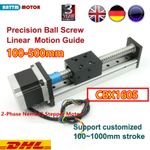 『EU』CBX1605 100-500mm Stroke Ball Screw Linear Actuator Slide Table Nema23 Motor